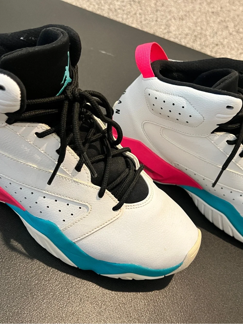 Air Jordan Lift Off White Turbo Green Leather Mens 10